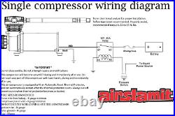 Airmaxxx Chrome 400 Air Compressor For Air Ride Suspension System 120 On 150 Off