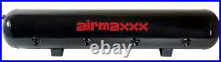 Airmaxxx Chrome 480 Air Compressors 1/2npt 2600 Bags Black 7 Switch Box & Tank