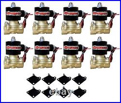 Airmaxxx Chrome 480 Air Compressors 1/2npt 2600 Bags Black 7 Switch Box & Tank