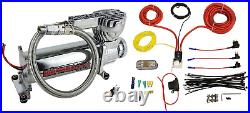 Airmaxxx Chrome 580 Air Compressor 120/150 Switch & Wiring Kit For Air Ride