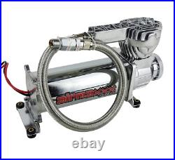 Airmaxxx Chrome 580 Air Compressor 120/150 Switch & Wiring Kit For Air Ride