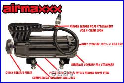 Airmaxxx X-Series Dual Pack Fastest Air Compressor Wire Kit 5 Gallon 7 Port Alum