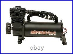 Black AirMaxxx 480 Air Compressor with Air Filter Relocate Kit 150 psi Kit