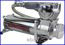 Chrome 580 Air Compressor For Bag Suspension 200 psi Off Pressure Switch Filter Chrome 580 Air Compressor For Bag Suspension 200 psi Off Pressure Switch Filter