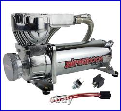 Chrome 580 Air Compressor For Bag Suspension 200 psi Off Pressure Switch Filter Chrome 580 Air Compressor For Bag Suspension 200 psi Off Pressure Switch Filter