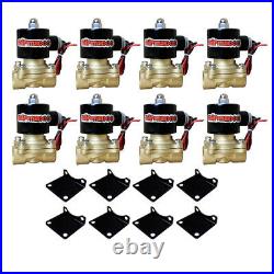 Complete 1/2 Fast Valve Air Ride Suspension Kit 8 Gal Tank 82-04 Chevy S10 2wd