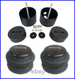 Complete 3/8 Manual DLOE65 Blk Air Ride Suspension Kit Bags 99-06 Silverado 1500