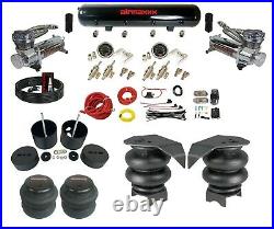 Complete 3/8 Manual Toggle Air Ride Suspension Kit & Bags Fits 88-98 Chevy C15
