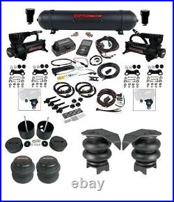 Complete Air Ride Suspension Kit 27695 3/8 3H Air Lift Blk 580 For 88-98 GM 1500