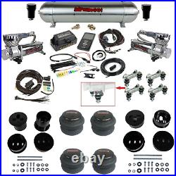 Complete Air Ride Suspension Kit 3/8 3P Air Lift 27685 Chr 580 Fits Cadi 1958-60