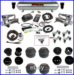 Complete Air Ride Suspension Kit 3/8 3P Air Lift 27685 Chr 580 Fits Cadi 1958-60