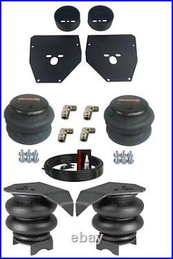 Complete Air Ride Suspension Kit 3/8 Manifold Bags 480 Black Fits C10 2wd 73-87