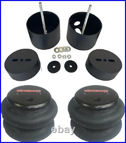 Complete Air Ride Suspension Kit 3/8 Manifold Bags 480 Chr For 99-06 GM 1500 2wd