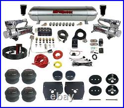 Complete Air Ride Suspension Kit 3/8 withVU4 Manifold Bags & Tank For 1963-72 C10