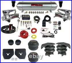 Complete Air Ride Suspension Kit 3/8 withVU4 Manifold Bags & Tank For 1973-87 C10