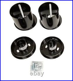 Complete Air Ride Suspension Kit Air Lift 27695 3/8 3H 580 Chrome For 65-70 Cadi