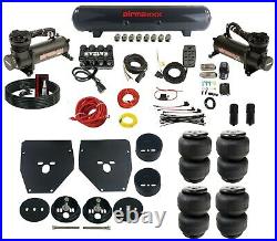 Complete Air Ride Suspension Kit Evolve Manifold Bags & Tank For 73-87 Chevy C10