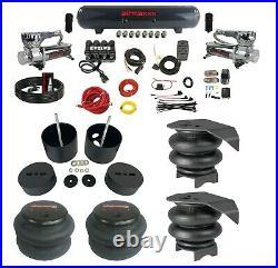 Complete Air Ride Suspension Kit withEvolve Manifold Bags & Steel Tank 1988-98 C15