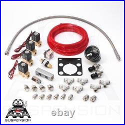 Digital In Cab no compressor Kit for Air Bag Suspension by AAA triple gauge