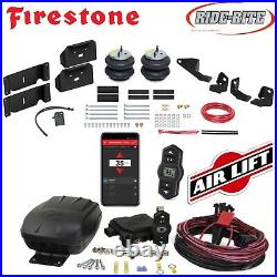Firestone Ride Rite Air Bags AirLift Air Compressor for 17-22 Ford F250 F350 2wd
