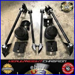 For 1937-81 Chevy GM Classic Truck 4Link Rear Suspension Kit AirBag Axle Hot Rod