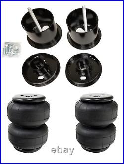 Front Air Suspension Kit Air Lift D2500 Bags Mounting Cups Fits 1961-1962 Cadi