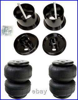 Front Air Suspension Kit Air Lift D2500 Bags Mounting Cups Fits 1961-62 Cadi