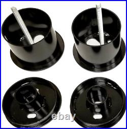 Front Air Suspension Kit Air Lift D2500 Bags Mounting Cups Fits 1961-62 Cadi