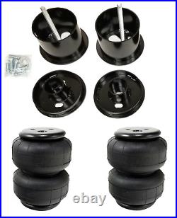 Front Air Suspension Kit Air Lift D2500 Bags Mounting Cups Fits 1961-62 Cadi