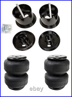 Front Air Suspension Kit Air Lift D2500 Bags Mounting Cups Fits 1961-62 Cadi