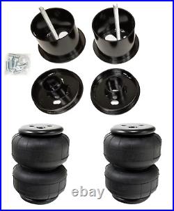 Front Air Suspension Kit Air Lift D2500 Bags Mounting Cups Fits 1961-62 Cadi