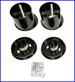 Front Air Suspension Kit withAir Lift D2500 Bags Mounting Cups For 65-70 Cadillac