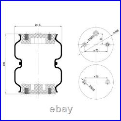 Heavy Duty Air Spring Bag Suspension Kit For Chevrolet GMC Ford F-150 PICKUP