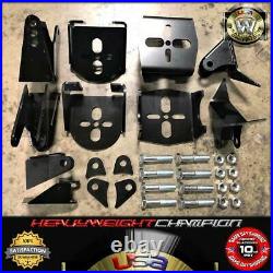 Heavy Duty Triangulated 4 Link Hot Rod Suspension Kit 2600 Air Bags & Rear Mount