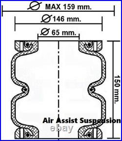 LA11 Mercedes Benz Sprinter Van SWB MWB LWB Air Bag Suspension Load Assist Kit