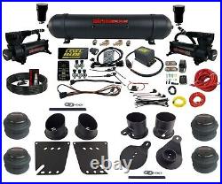 Level Ride Air Suspension Pressure Only Kit Complete Bolt Black For 58-64 Impala