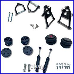 Mustang 2 II IFS Front Control Arms Air Ride Bag Kit with Shocks