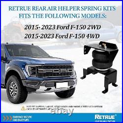 RETRUE Rear Air Bags Suspension Kit for 2015-2023 Ford F150 Truck Towing, 500