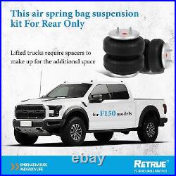 RETRUE Rear Air Bags Suspension Kit for 2015-2023 Ford F150 Truck Towing, 500