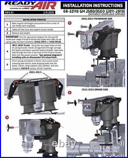 ReadyLIFT ReadyAir Bags Springs Wireless Compressor for Silverado Sierra 2500HD