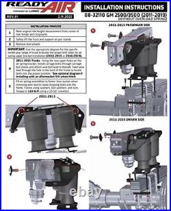 ReadyLIFT ReadyAir Bags Wireless Compressor Silverado Sierra 2020-2025 2500HD ReadyLIFT ReadyAir Bags Wireless Compressor Silverado Sierra 2020-2025 2500HD