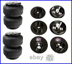 Rear Air Ride Suspension Kit withD2500 Bags & Mounting Cups For 1965-70 Cadillac