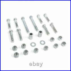 Rear Triangulated Four Link Bolt On Axle Air Ride Bracket Kit 2600lb Bags FOR GM