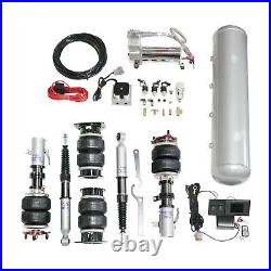 TOPair Air Bag Suspension Kit with AccuAir e+ Management for 06-11 Golf/Jetta V/VI