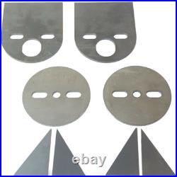 Torsion Bar Import 3/8 Front Rear Air Ride Suspension Bag Bracket Mount Kit Torsion Bar Import 3/8 Front Rear Air Ride Suspension Bag Bracket Mount Kit
