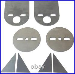 Torsion Bar Import 3/8 Front Rear Air Ride Suspension Bag Bracket Mount Kit Torsion Bar Import 3/8 Front Rear Air Ride Suspension Bag Bracket Mount Kit