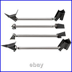 Triangulated 4 Link Kit Brackets 2500 Bags Air Ride Suspension 2.75 Universal