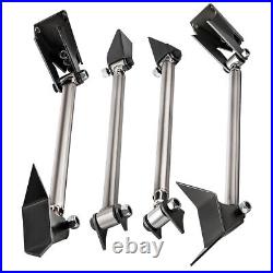 Triangulated 4 Link Kit Brackets 2500 Bags Air Ride Suspension 2.75 Universal