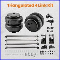Triangulated 4 Link Kit Brackets 2500 Bags Air Ride Suspension 2.75'' axle Mount