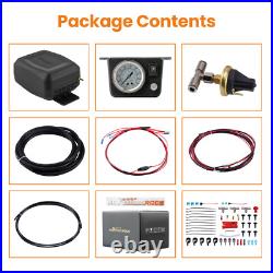 Universal Air Shock Controller Kit Air Sping Bag kit 100 psi Max for Pickups Universal Air Shock Controller Kit Air Sping Bag kit 100 psi Max for Pickups